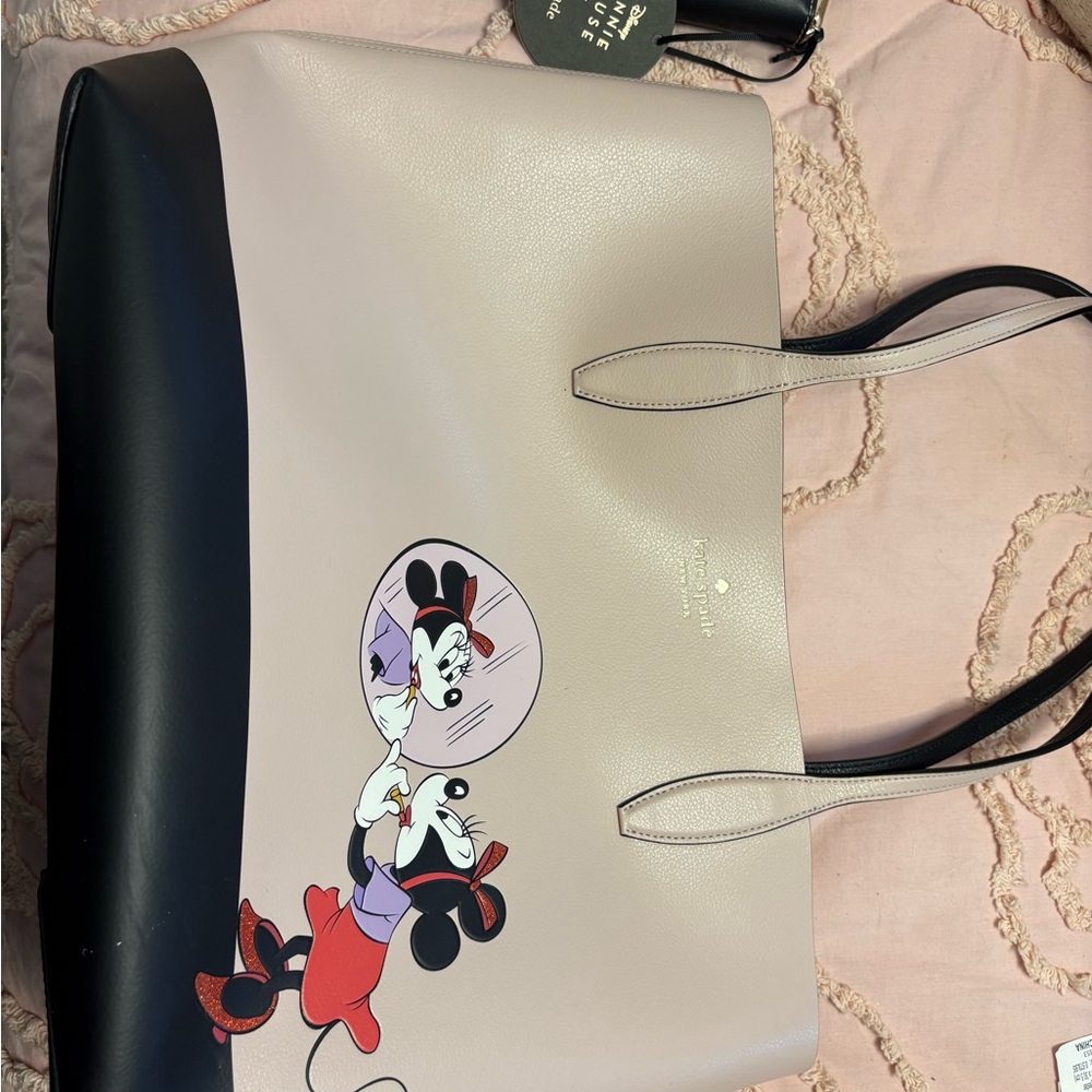 KATE SPADE x MINNIE MOUSE TOTE + MATCHING WALLET! New with tags!